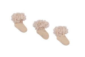 Tutu Socks for Mom - Beige