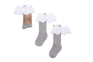ANGEL KNEE HIGHS - GREY