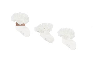 Tutu Socks - Ecru