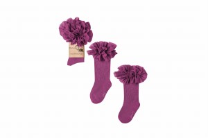 Mama's Feet Knee-highs Tutu - Heather Pink 