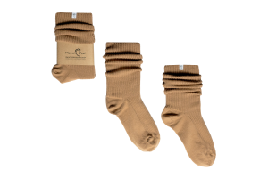 Karmelowe Damskie Skarpetki Wełniane - Sweet Caramels Mama's Feet